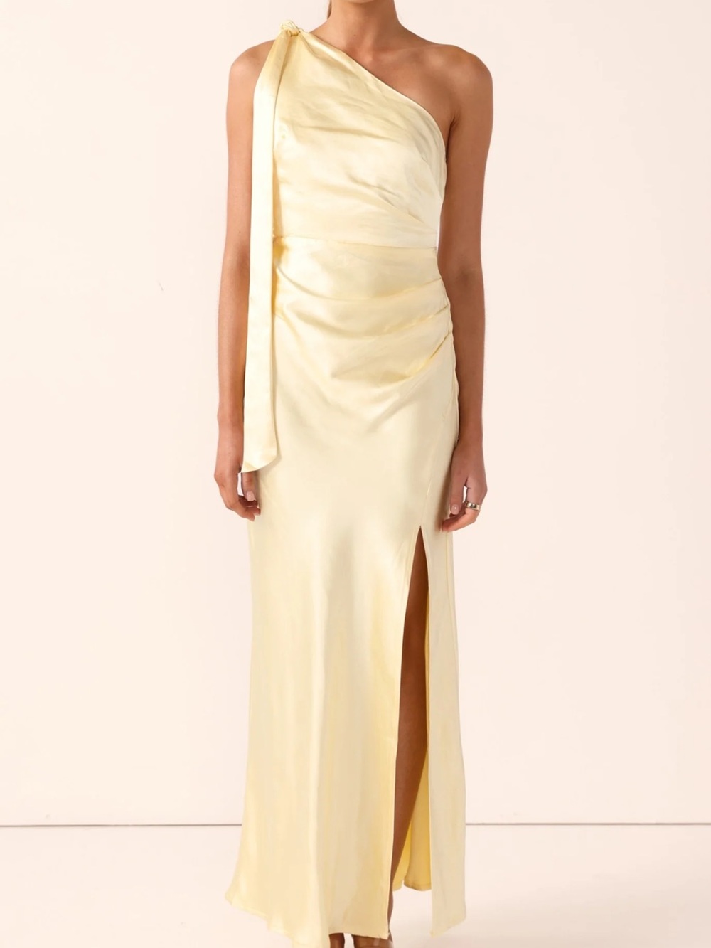 Billy J one shoulder maxi dress